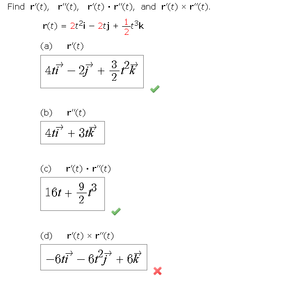Solved Find r(t), r