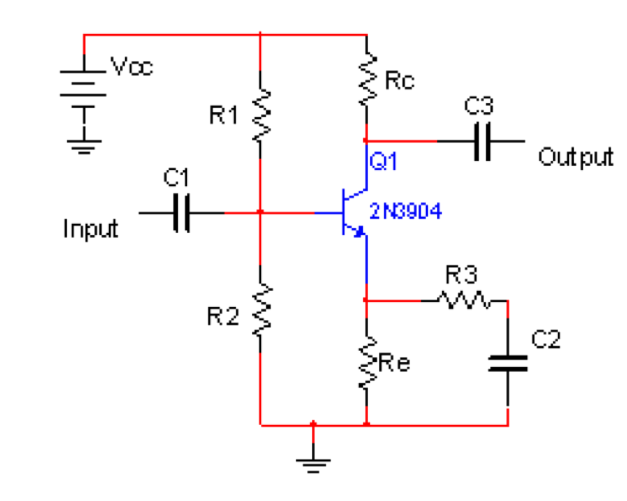 The circuit shown in the figure is a common-emitter | Chegg.com