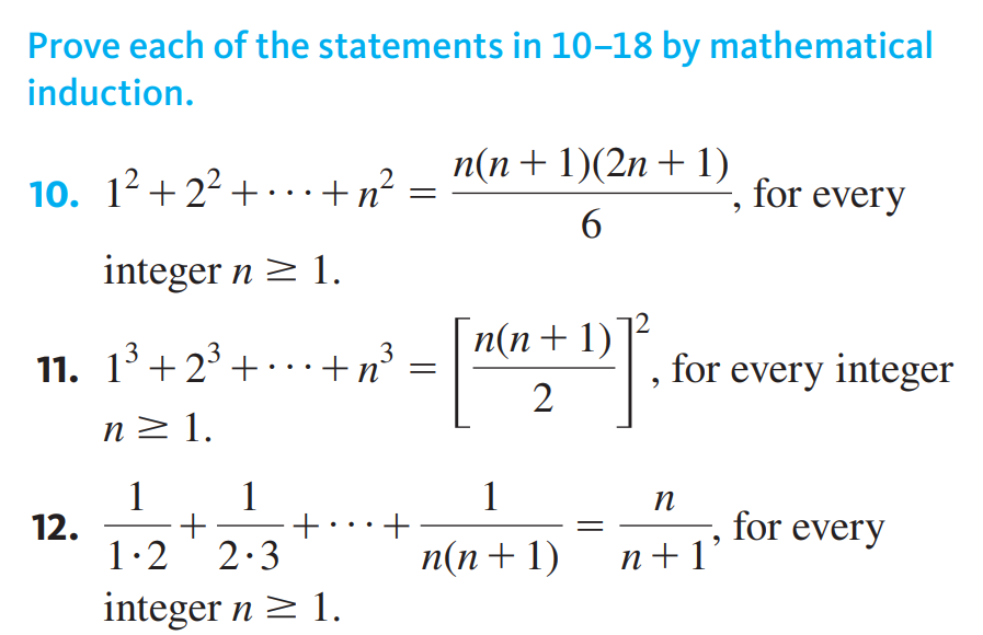 Solved Prove each of the statements in 10−18 by mathematical | Chegg.com
