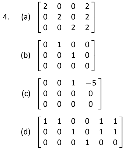 Solved Are these matrices are in reduced row echelon form. | Chegg.com