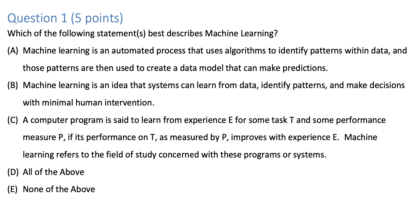 Best program sales for machine learning