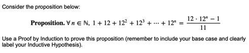 Solved Consider The Proposition Below: Proposition. | Chegg.com