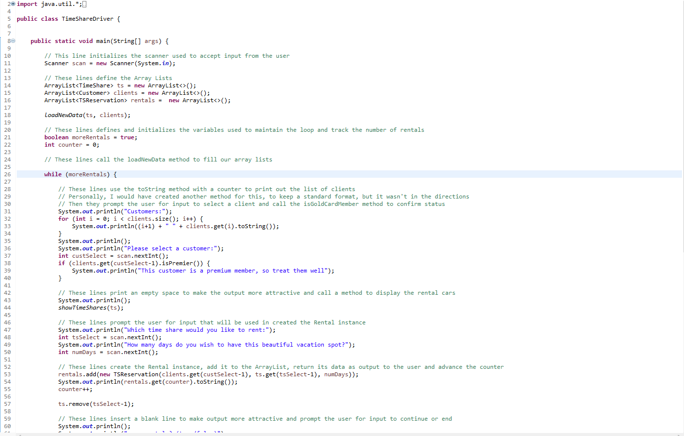 Solved Write a Java program after reviewing the programs | Chegg.com