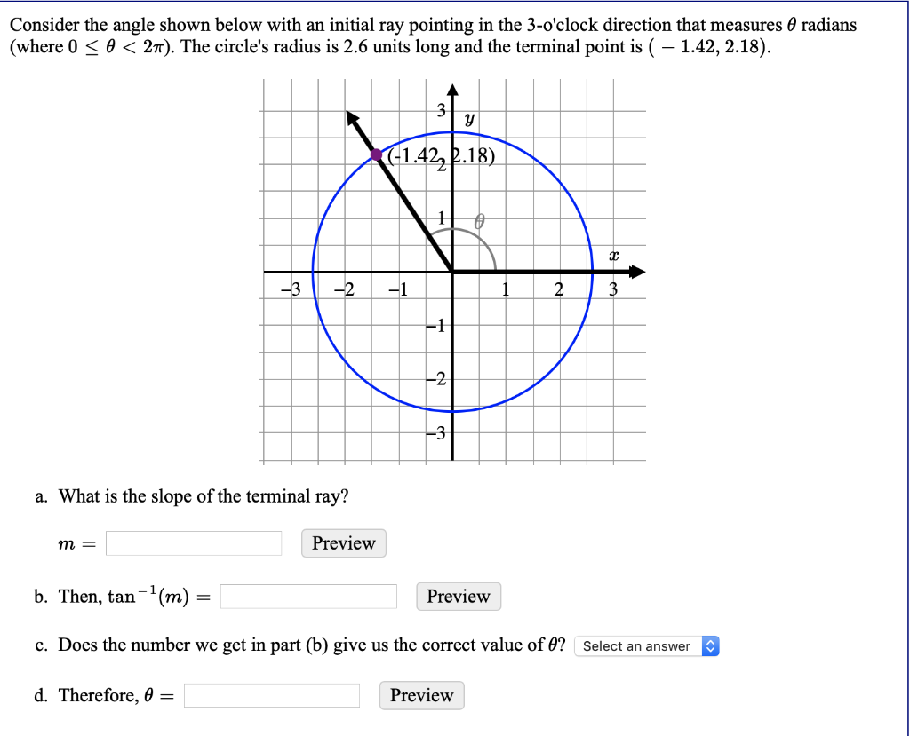 Solved Consider the angle shown below with an initial ray | Chegg.com