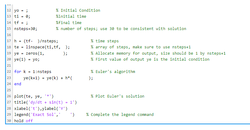 Solved Solve the following first order differential equation | Chegg.com