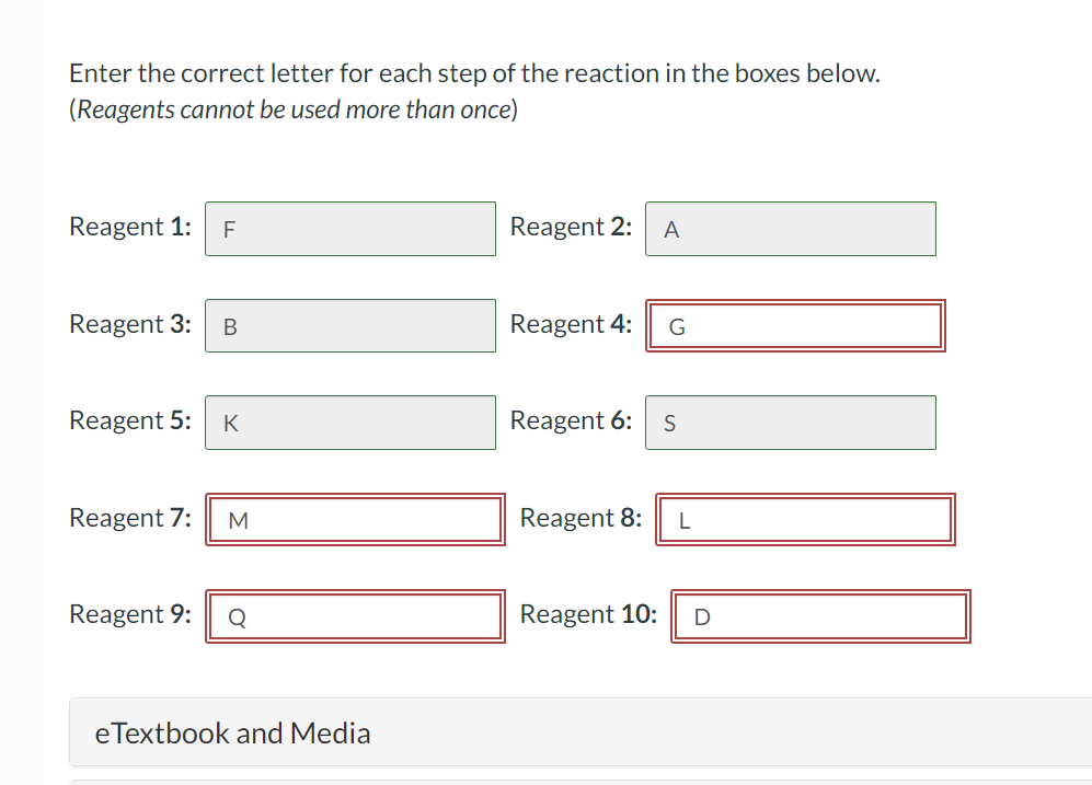 Solved Identify the reagents necessary to accomplish each of | Chegg.com