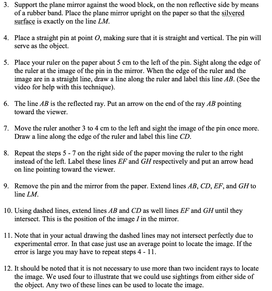 Solved 1. Place a clean sheet of paper on the cardboard.