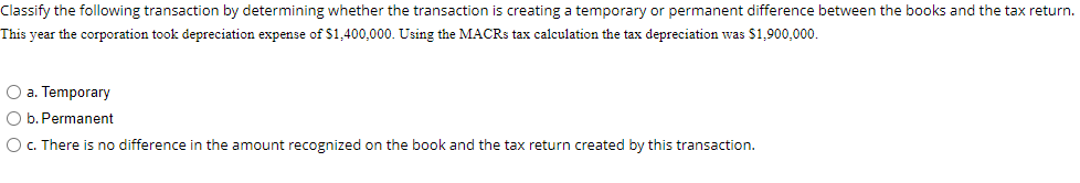 Solved Classify the following transaction by determining | Chegg.com