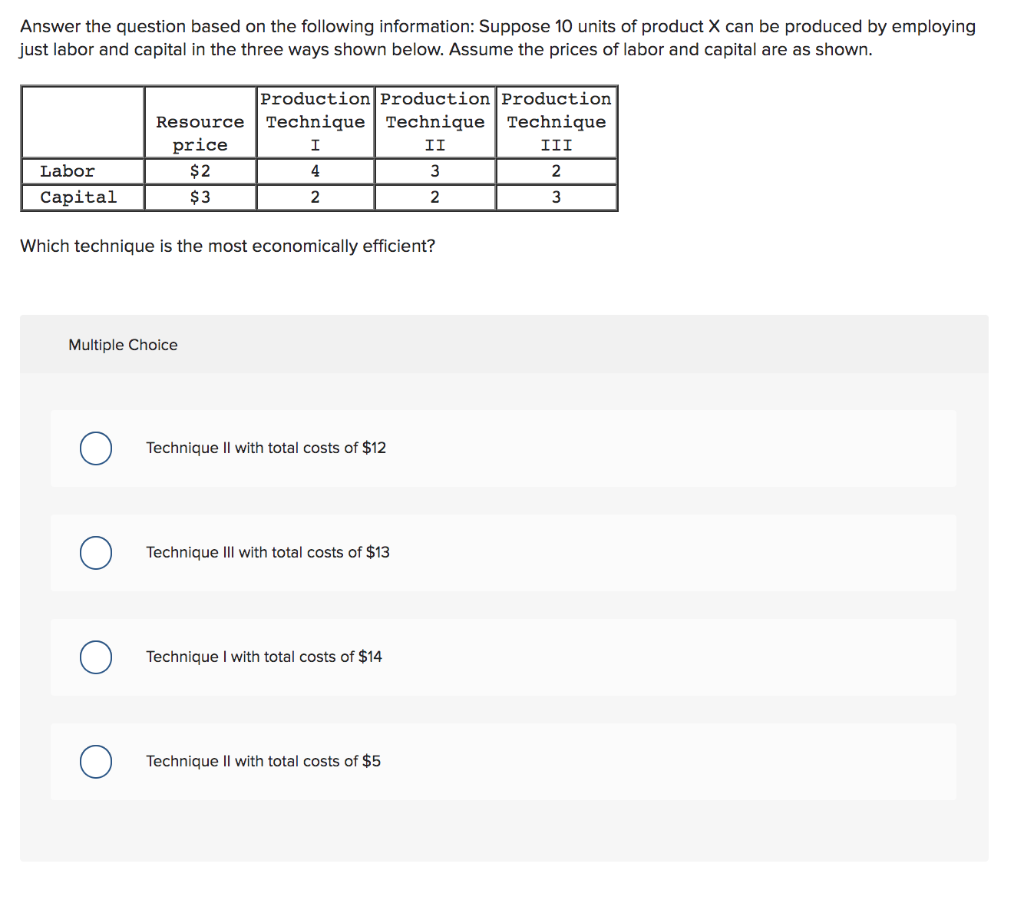 Solved Answer The Question Based On The Following Chegg Com