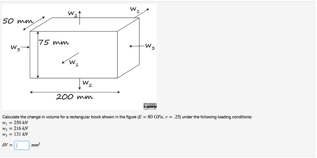 Solved Calculate the change in volume for a rectangular