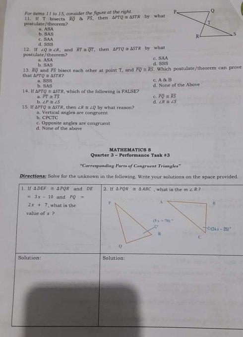 Solved A4 a. SV 100° Multiple Choice: Read and analyze each | Chegg.com