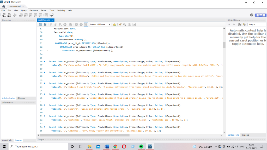 Use SQL Developer and provide screenshot for each | Chegg.com