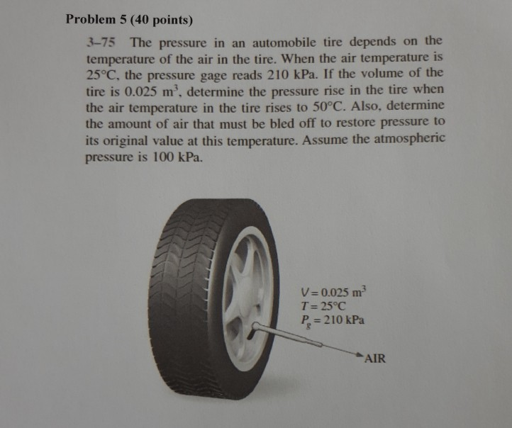 Solved Problem 5 (40 points) 375 The pressure in an