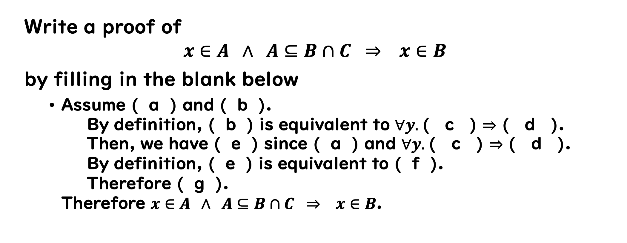 Solved Fill in the blanks | Chegg.com