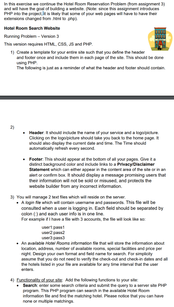 hotel room assignment problem