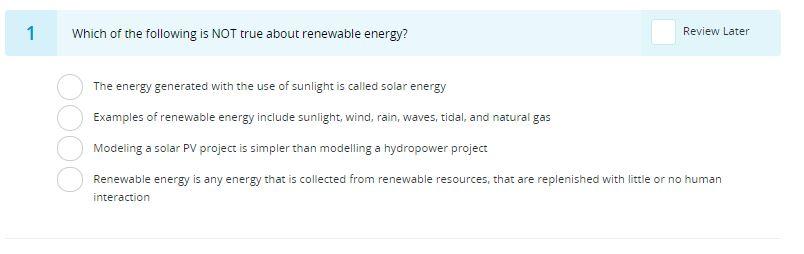 Which of the following is not a renewable source store of energy