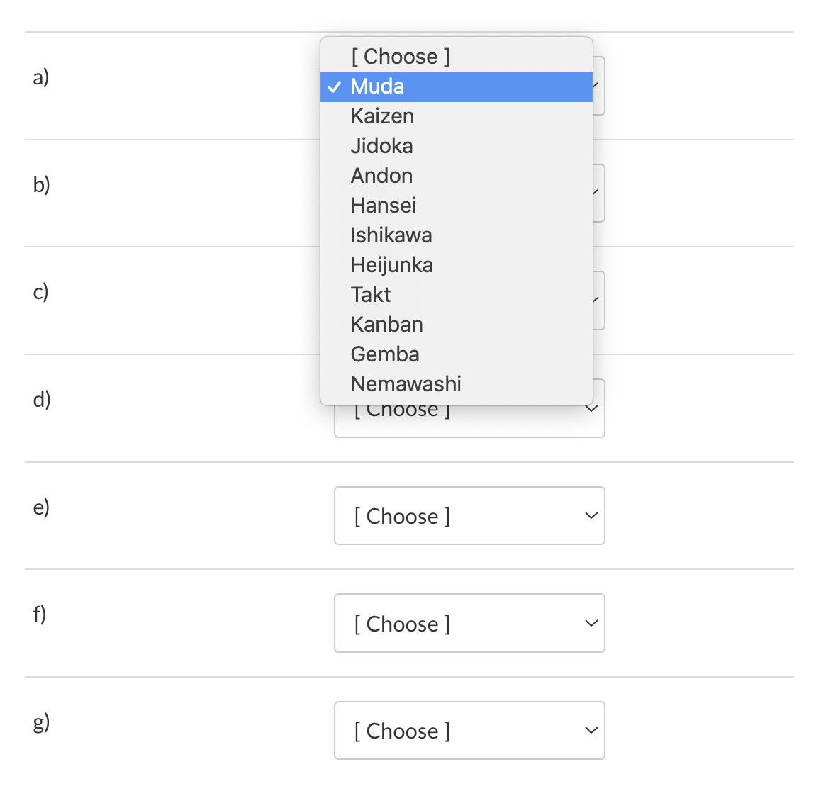 Solved TPS Terms: Match the letter designator corresponding | Chegg.com