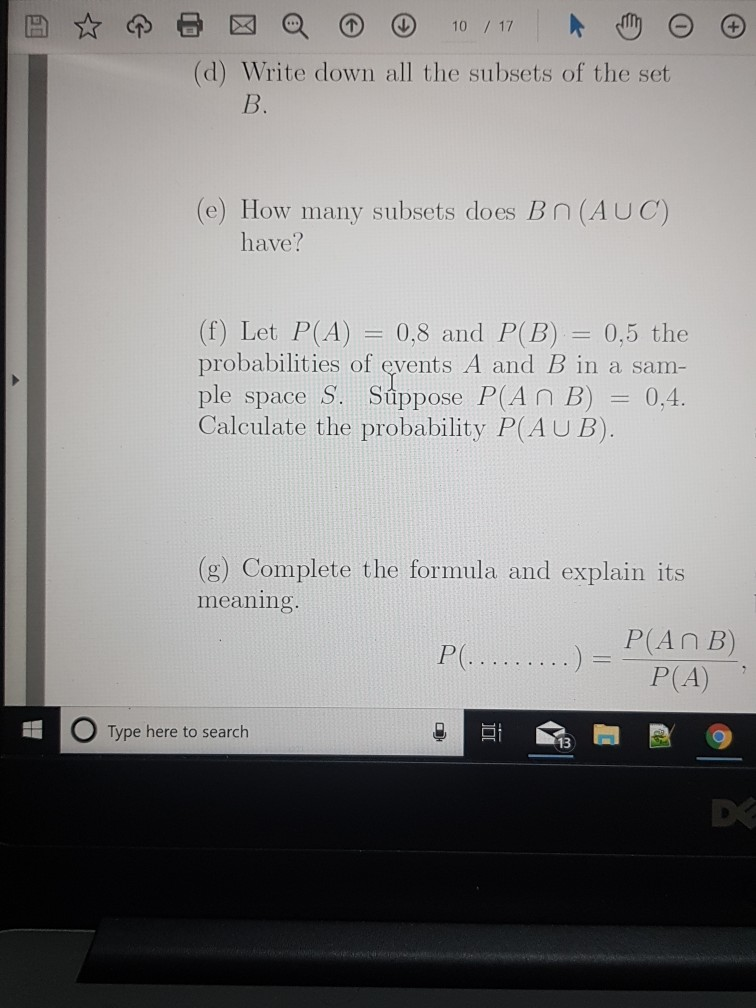 Solved Question 6/Vraag 6 Let A = {1, 2, 3, 4, 5}, B = {2, | Chegg.com