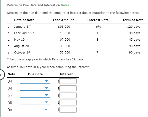 solved-4-determine-due-date-and-interest-on-notes-determine-chegg