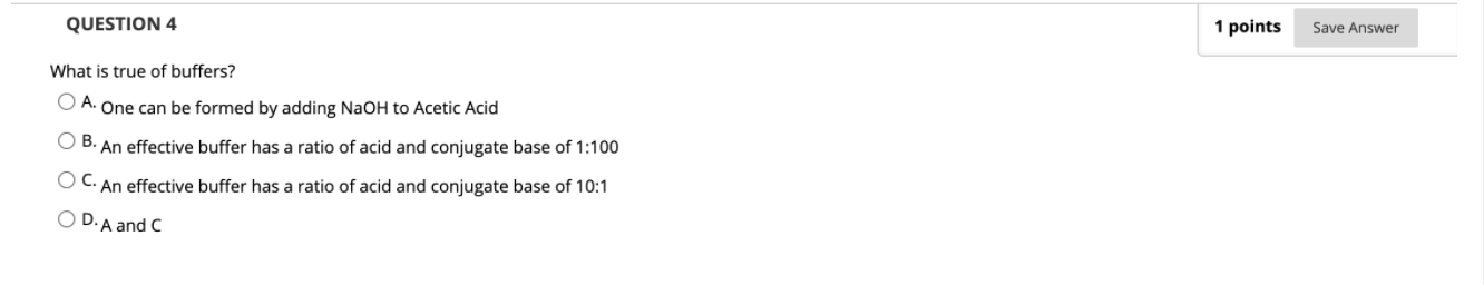 Solved QUESTION 4 1 points Save Answer What is true of | Chegg.com