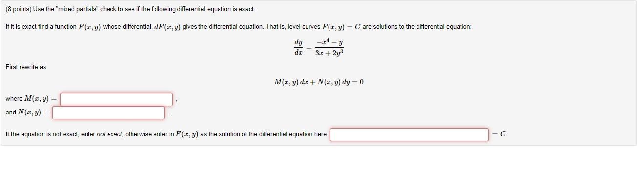Solved (8 points) Use the 