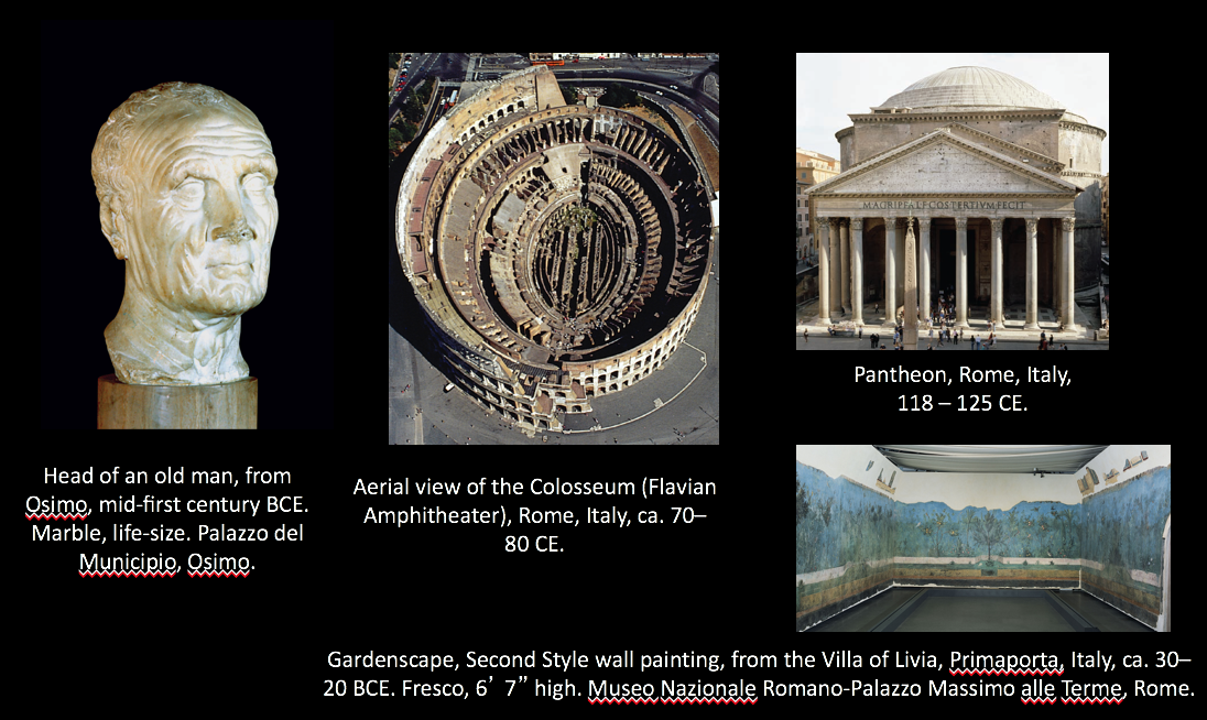 Solved What are some of the unique elements of Roman art and