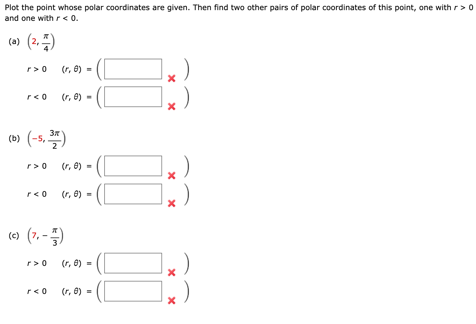 Solved Plot the point whose polar coordinates are given. | Chegg.com