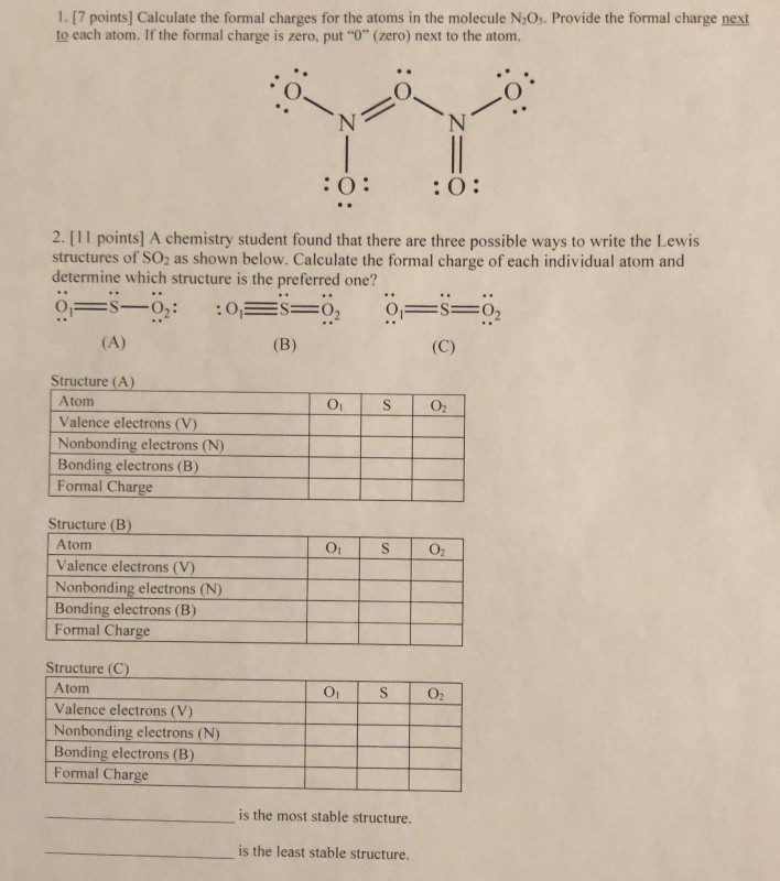 calculating formal charge of elements in a molecule calculating formal charge of elements in a molecule