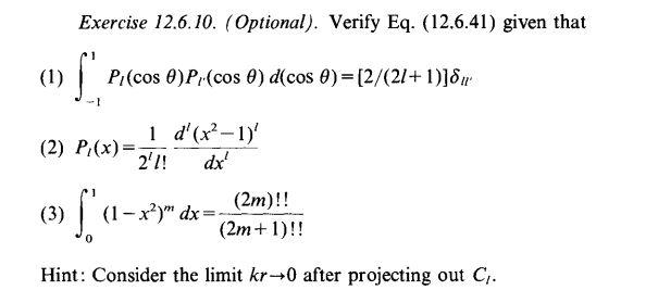 Solved Exercise 12.6.10. (Optional). Verify Eq. (12.6.41) | Chegg.com