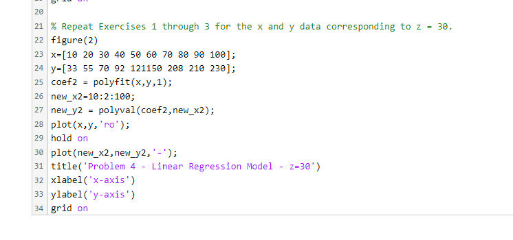 Solved matlab do not rewrite the code write as it is proved | Chegg.com