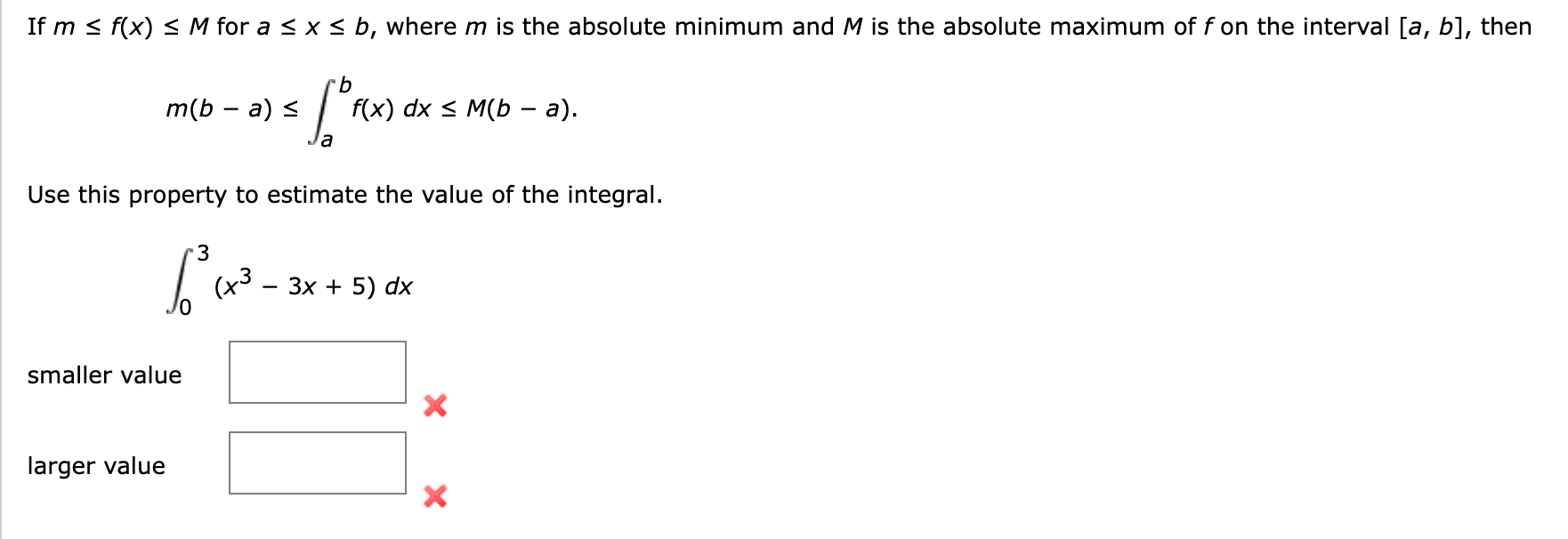 Solved If m≤f(x)≤M for a≤x≤b, where m is the absolute | Chegg.com