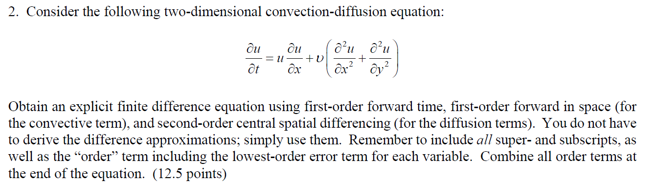 Solved 2. Consider the following two-dimensional | Chegg.com