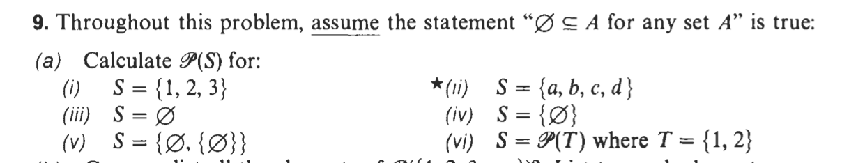 Solved 9 Throughout This Problem Assume The Statement Chegg Com