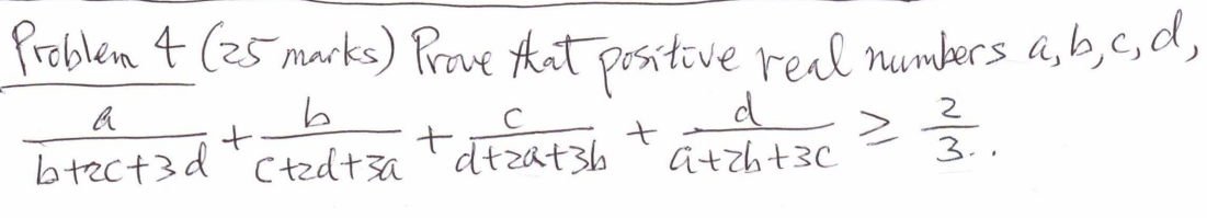 Solved Problen 4 (25 marks) Prove that positive real numbers | Chegg.com