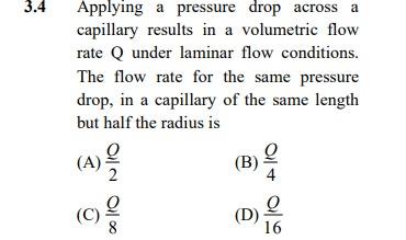 Solved 3.4 Applying a pressure drop across a capillary | Chegg.com
