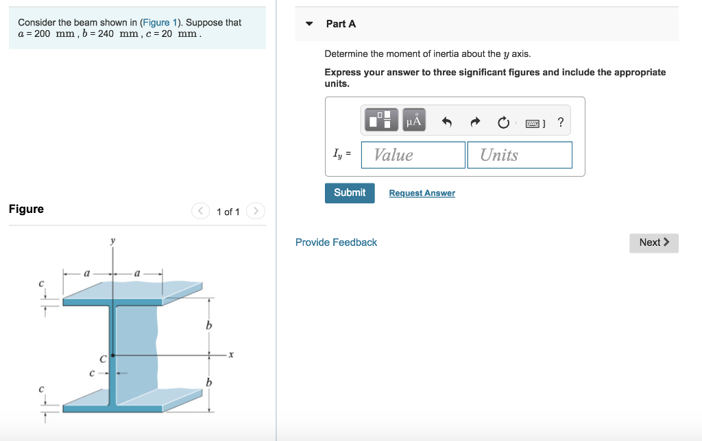 Solved Consider the beam shown in (Figure 1). Suppose that | Chegg.com