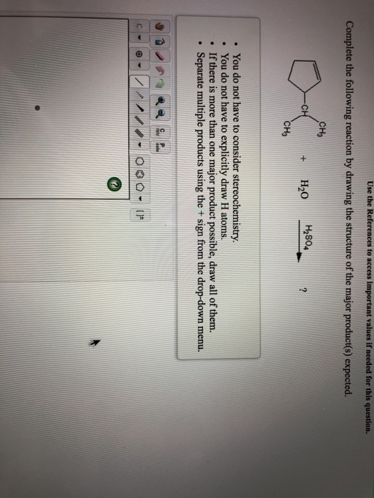 Solved Complete the following reaction by drawing the | Chegg.com