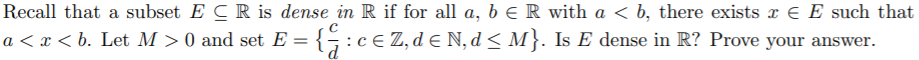 Solved This is real analysis mathematics. Please use logic | Chegg.com