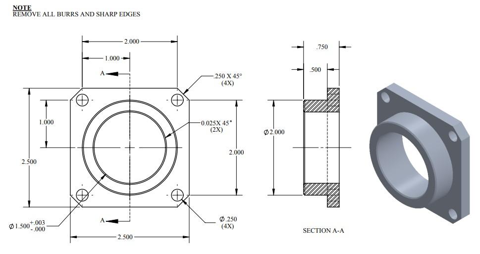 Solved How do I add geometric dimension & tolerance to this | Chegg.com