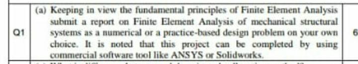 Solved Q1 (a) Keeping in view the fundamental principles of | Chegg.com