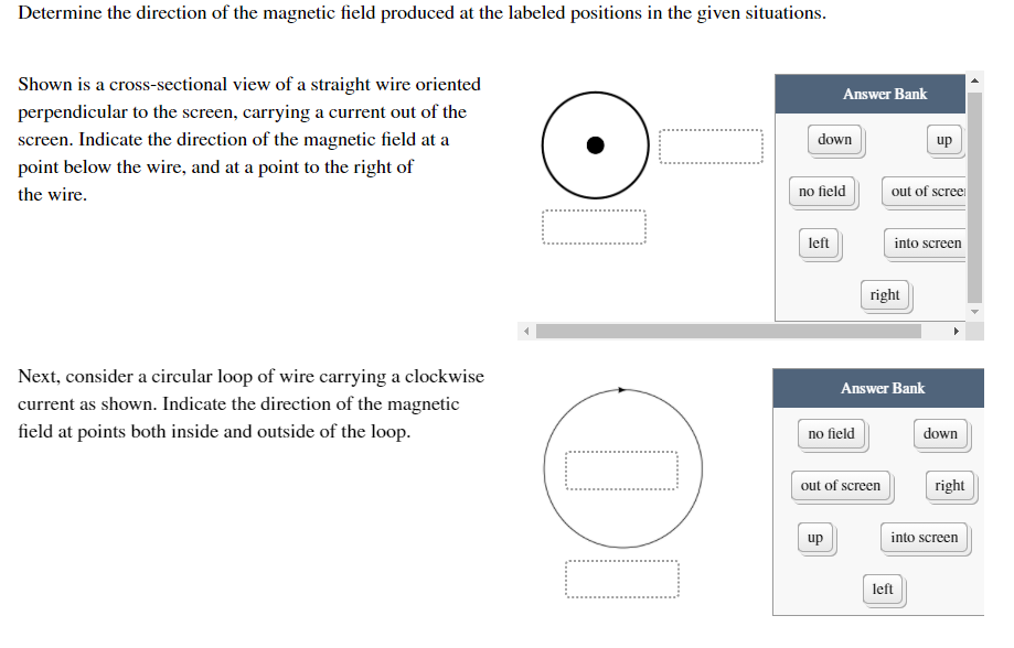 Solved Determine The Direction Of The Magnetic Field | Chegg.com