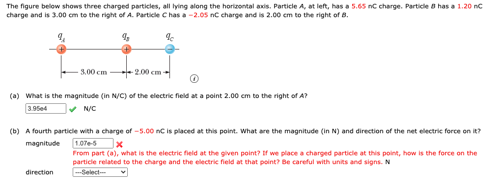 Solved The Figure Below Shows Three Charged Particles, All | Chegg.com