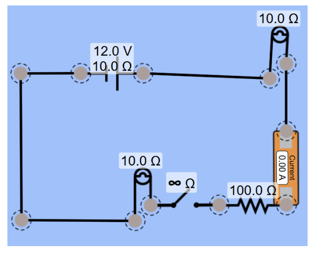Solved c. How many milliamps of current does the ammeter