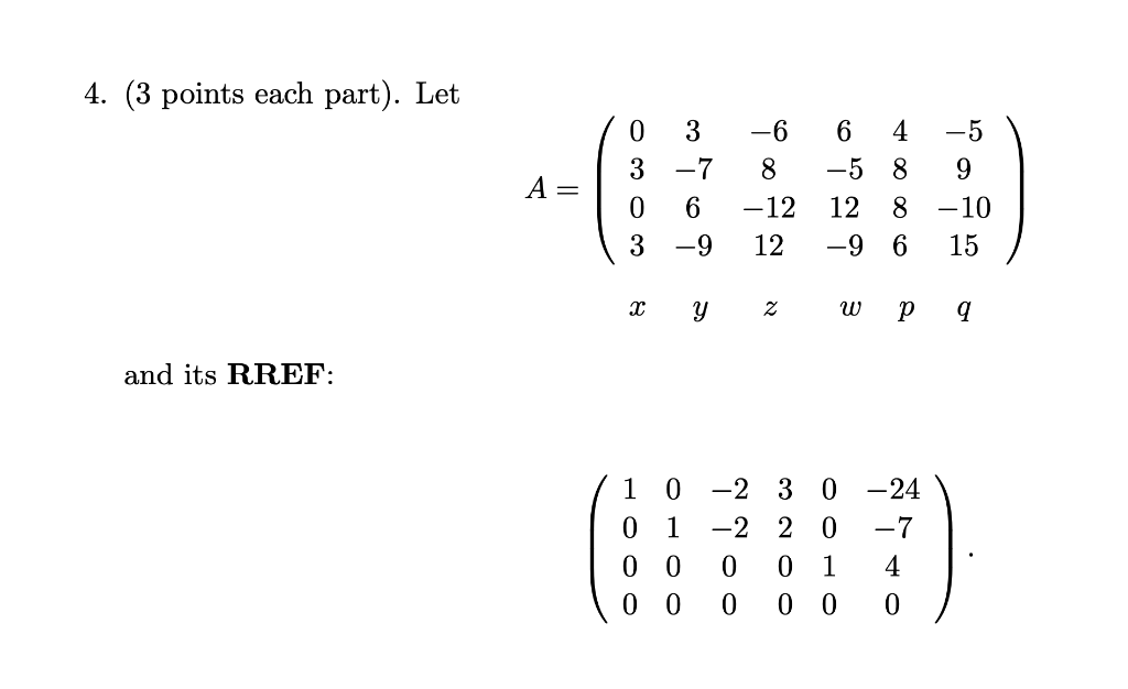 Solved This is all part of the same question. Please answer | Chegg.com