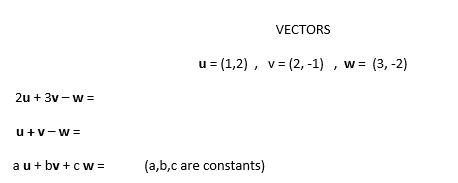 Solved Not sure how to view u,v, and w as...points? Can you | Chegg.com