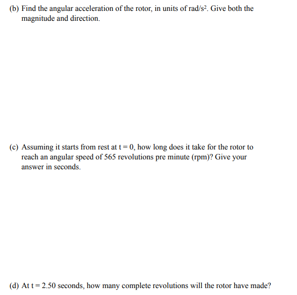Solved A rotor has an inner radius of 10.0 cm and an outer | Chegg.com