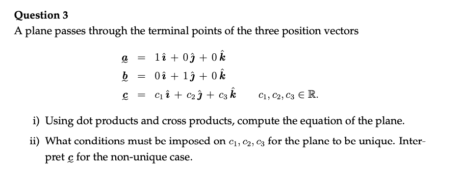 Solved Question 3 A Plane Passes Through The Terminal Poi Chegg Com