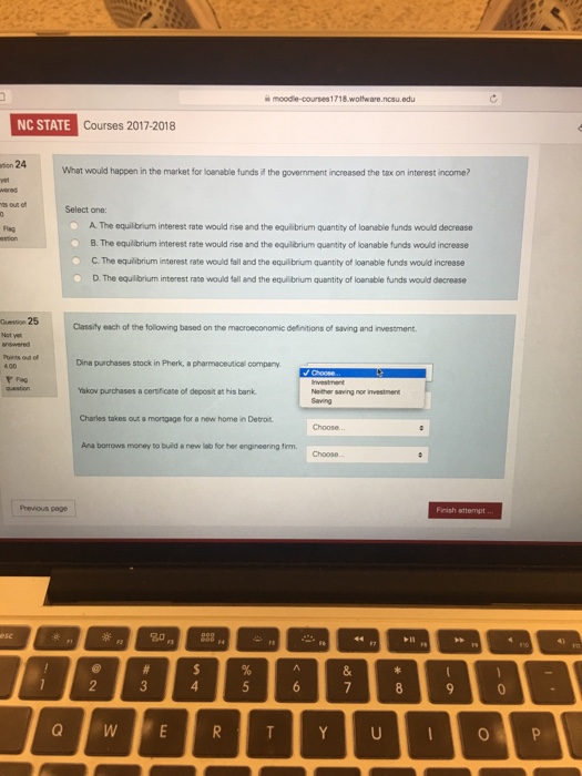 Solved NC STATE Courses 20172018 ton 24 What would happen