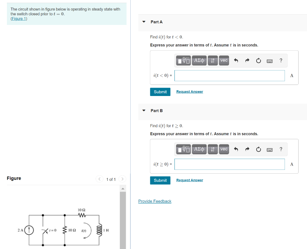 Solved The circuit shown in figure below is operating in | Chegg.com