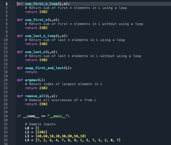 Solved Can i have some assistance with these excersices for | Chegg.com